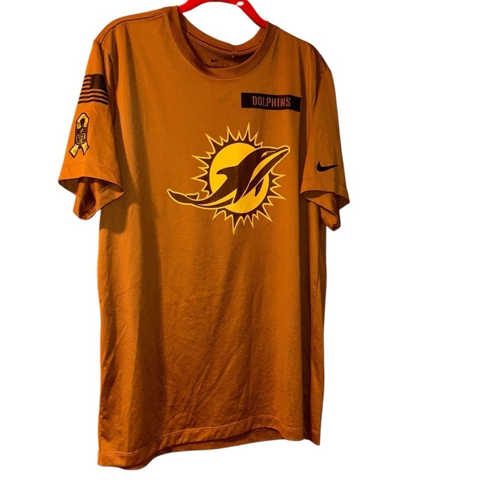 Men's Nike Brown Miami Dolphins Salute To Service Legend T-Shirt Large L
